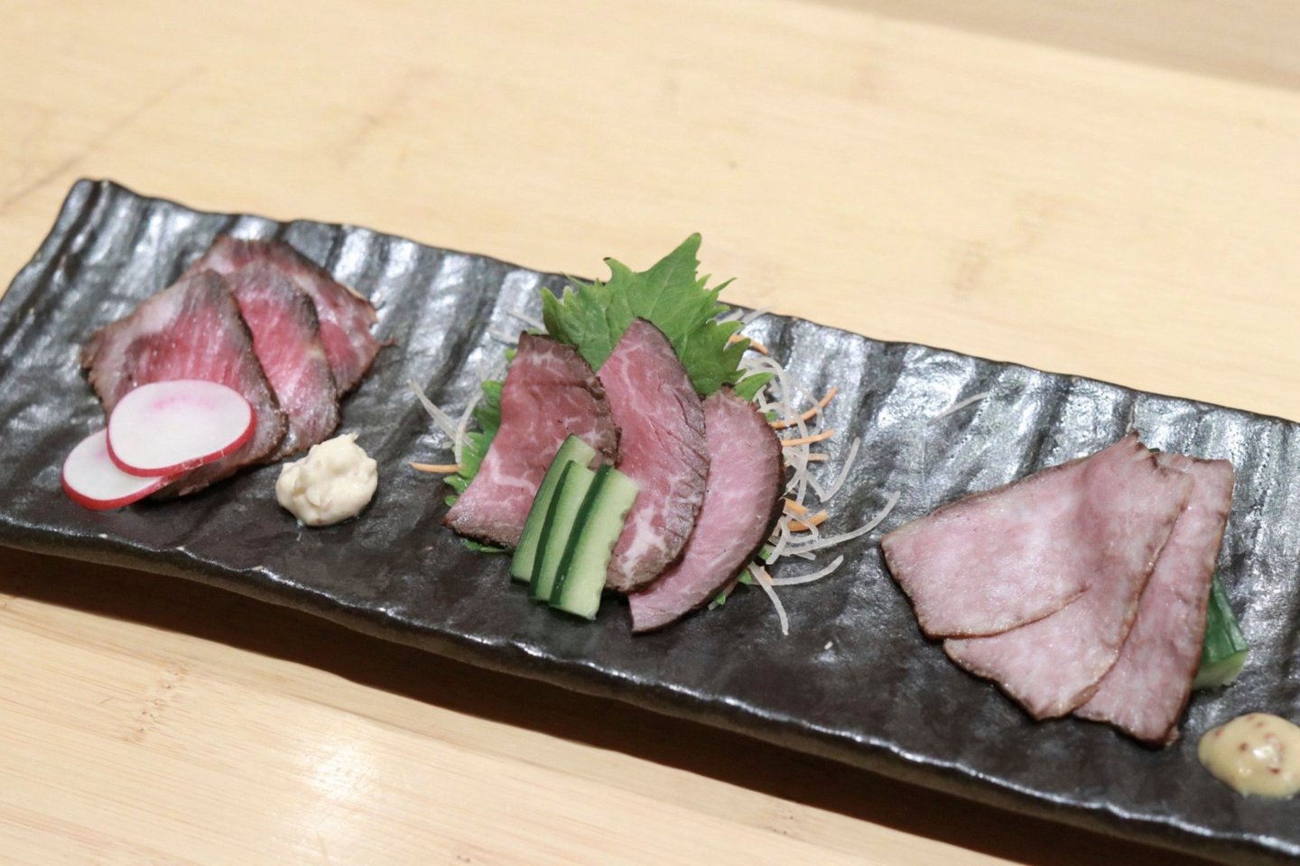 Food from J-Spec Wagyu Dining