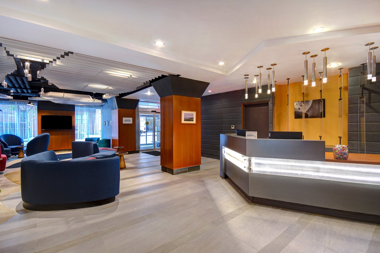 Lobby of Springhill Suites