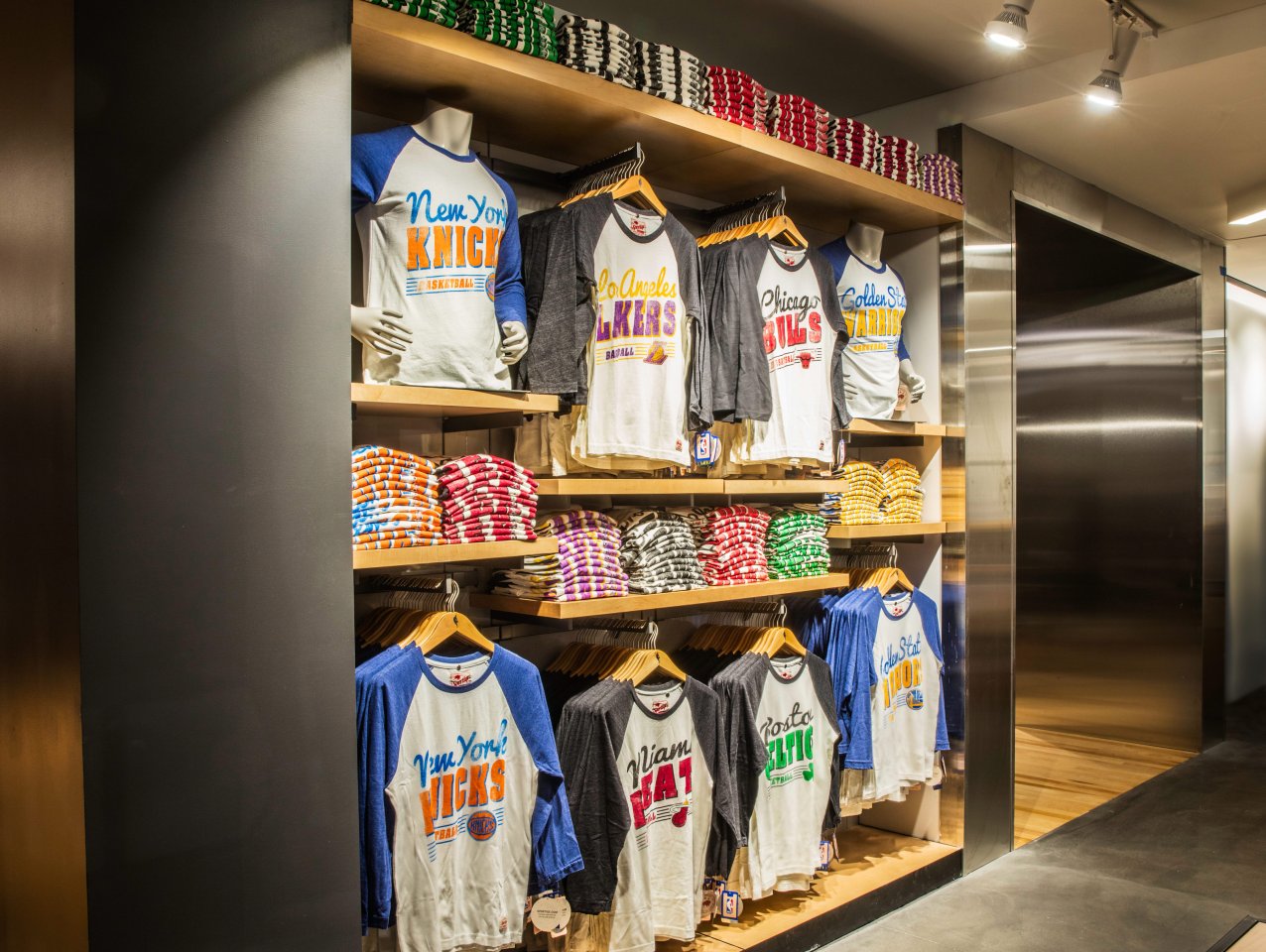 apparel at the NBA Store