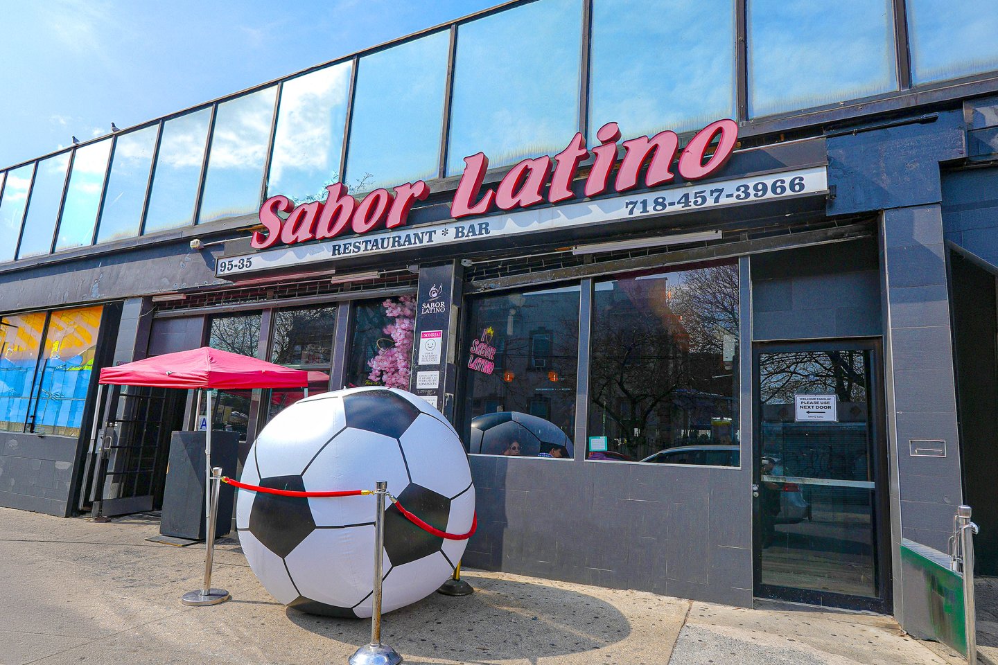 Sabor Latino Front Entrance