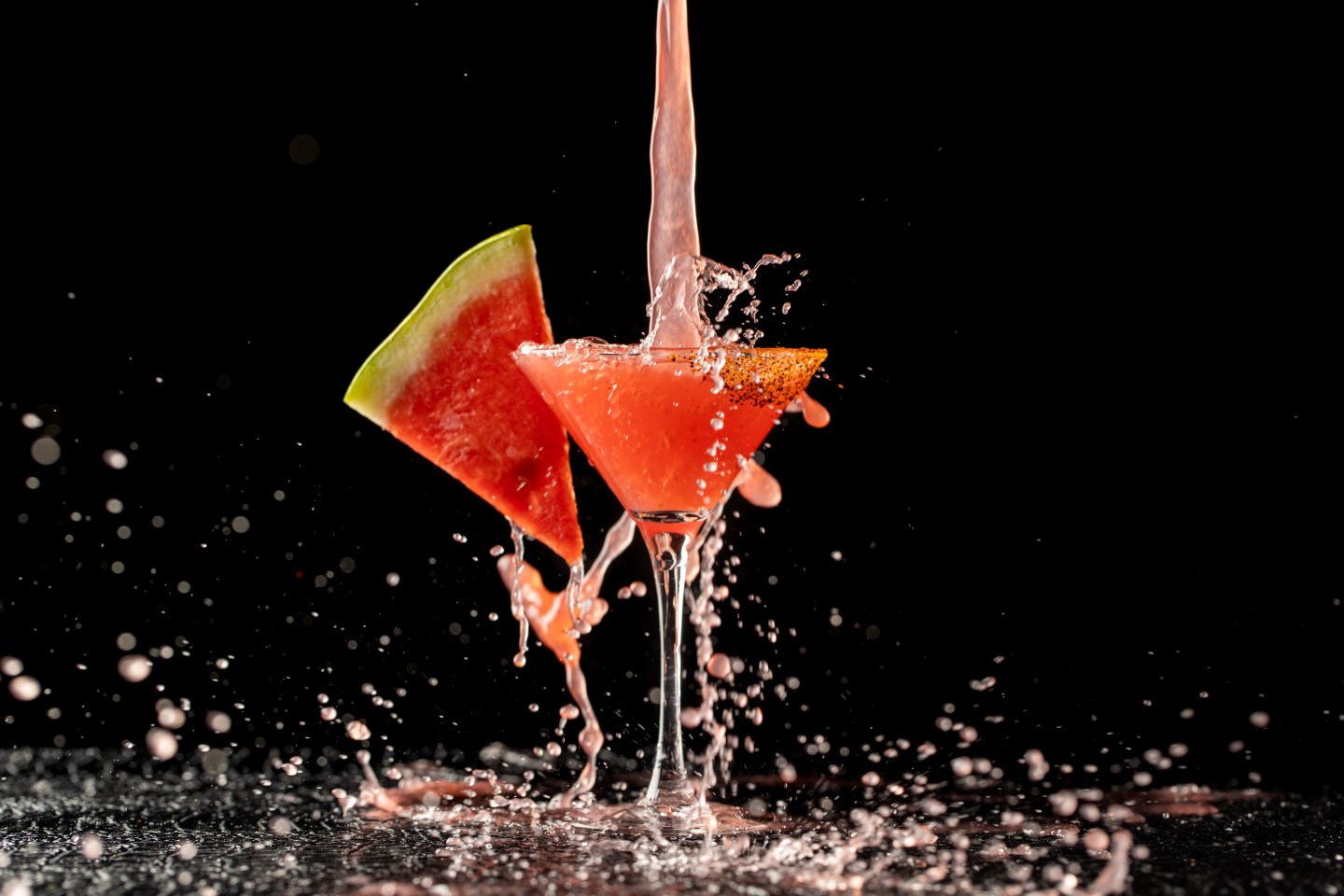 Delicious STK watermelon cocktail