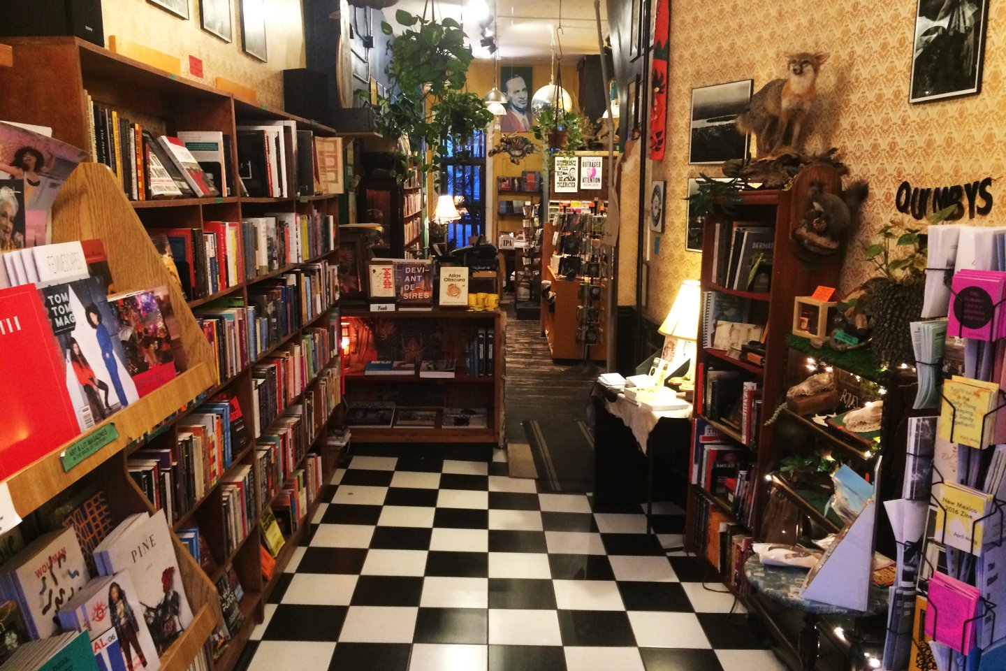 Quimby's Bookstore, Interior, Bookstore, Books, Shopping, Williamsburg, Brooklyn, NYC