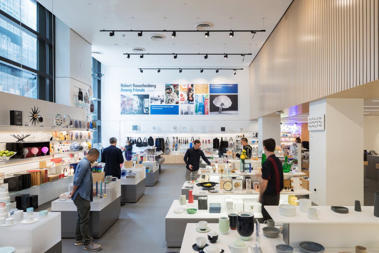 interior of Moma Design store in Manhattan, NYC