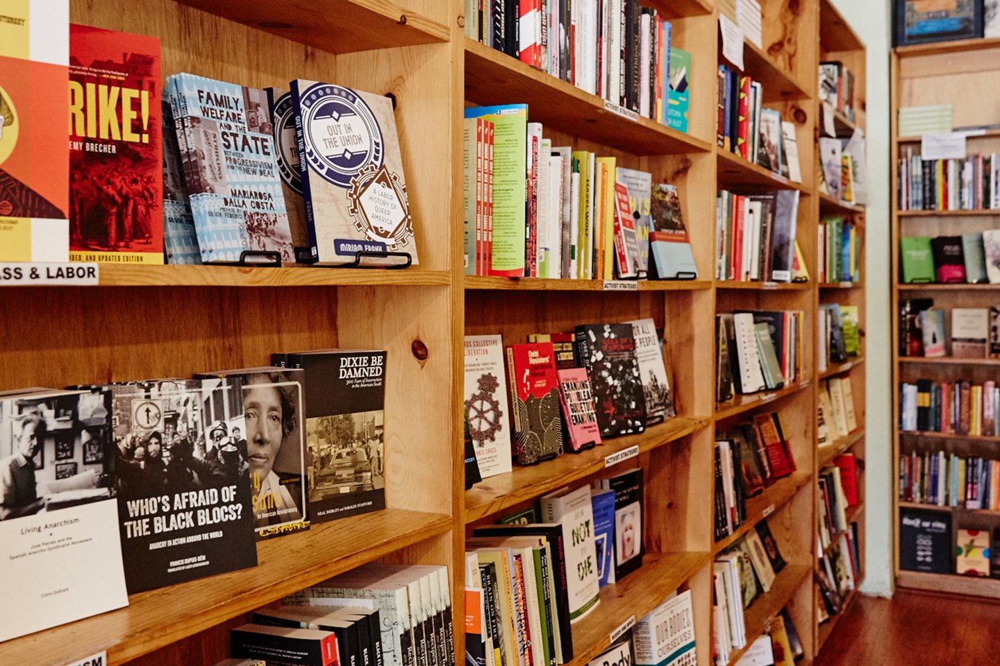 Bluestockings interior