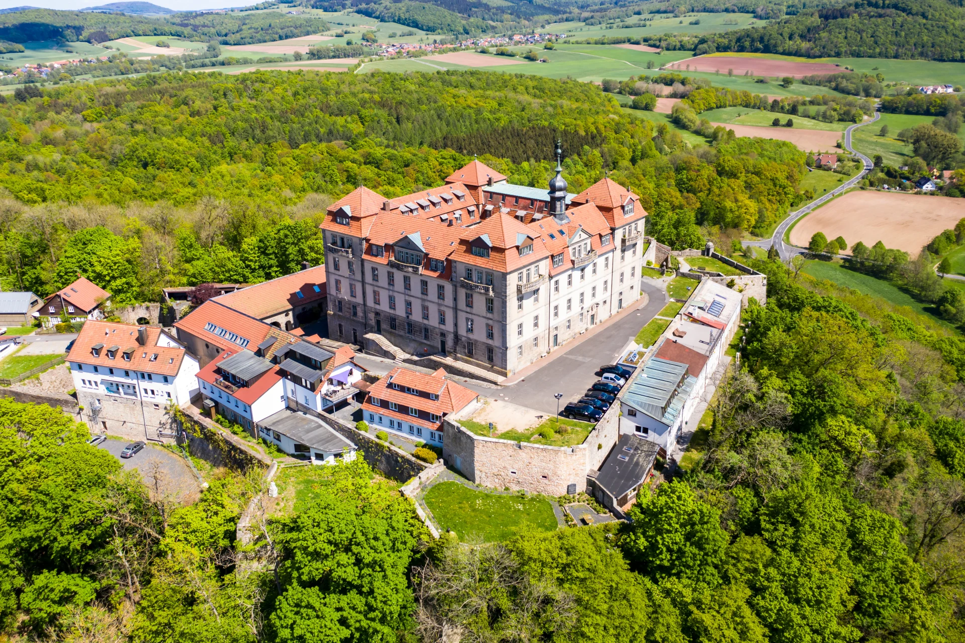 Schloss Bieberstein,  Hofbieber, Rhön, Hessen, Deutschland,
