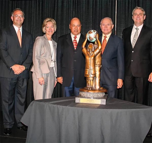 Photograph from an awards ceremony
