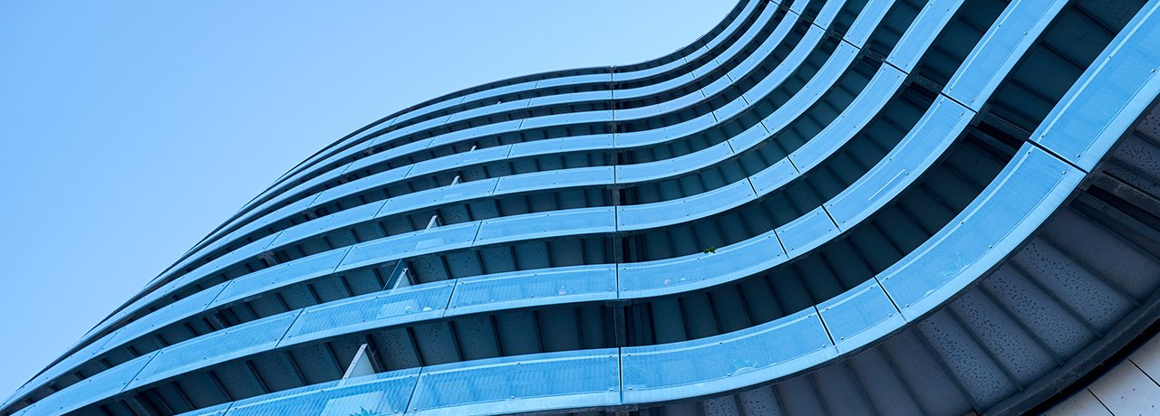 blue-curve-building