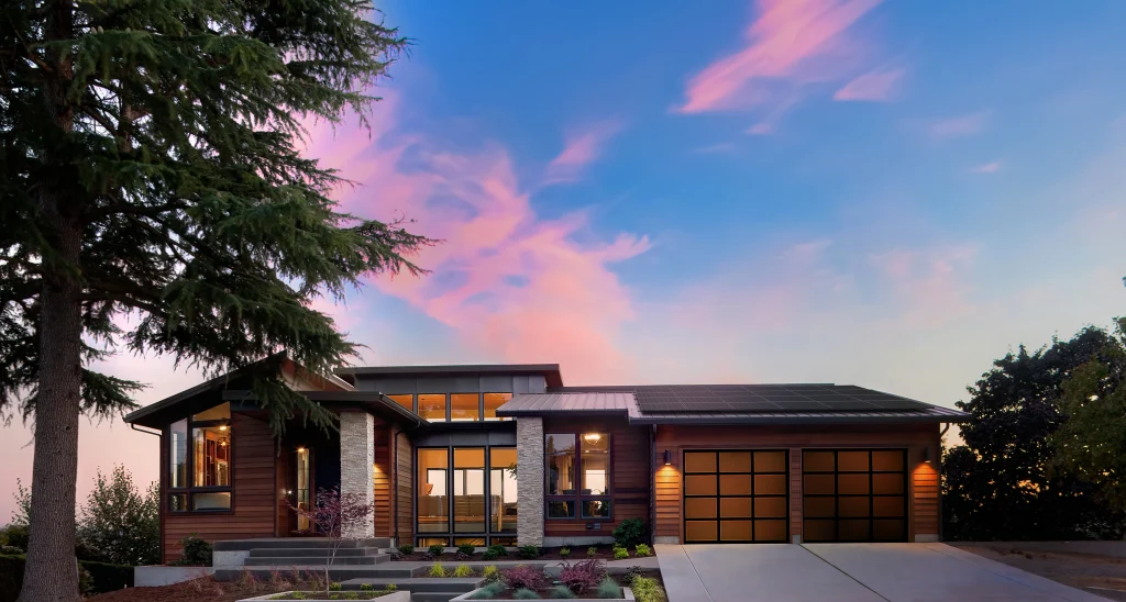 North county california home with solar panels