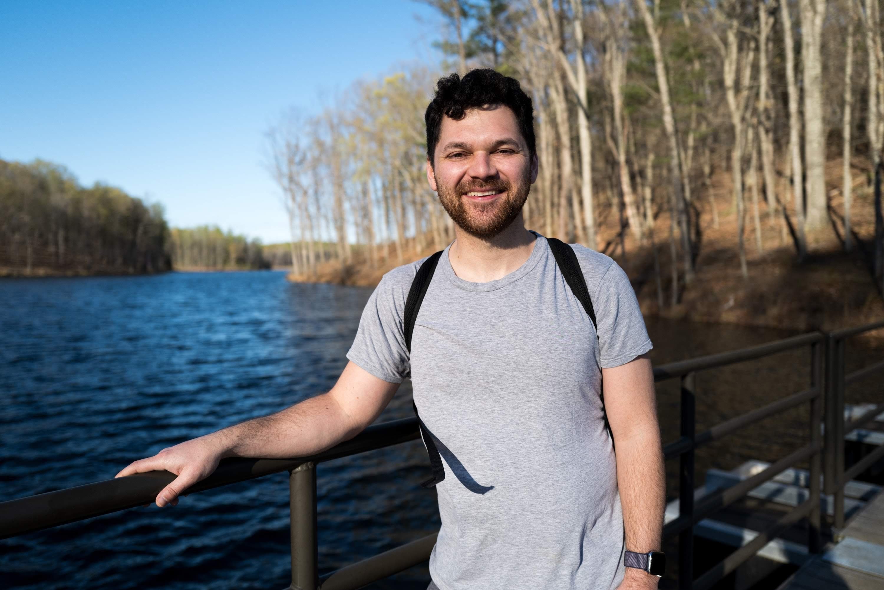 resident Neil at Ragged Mounted Nature Area