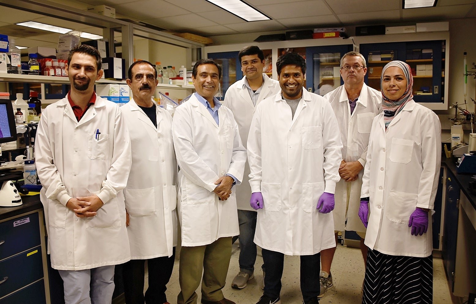 Group photo of lab members