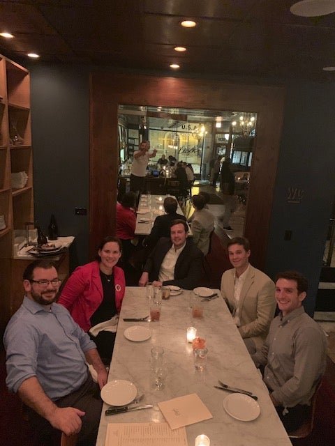 Faculty and Resident dinner at ASTRO 2019