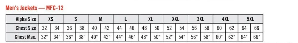 Men's Sizing Chart