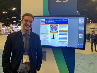 Clayton Alonso presenting at ASTRO 2018