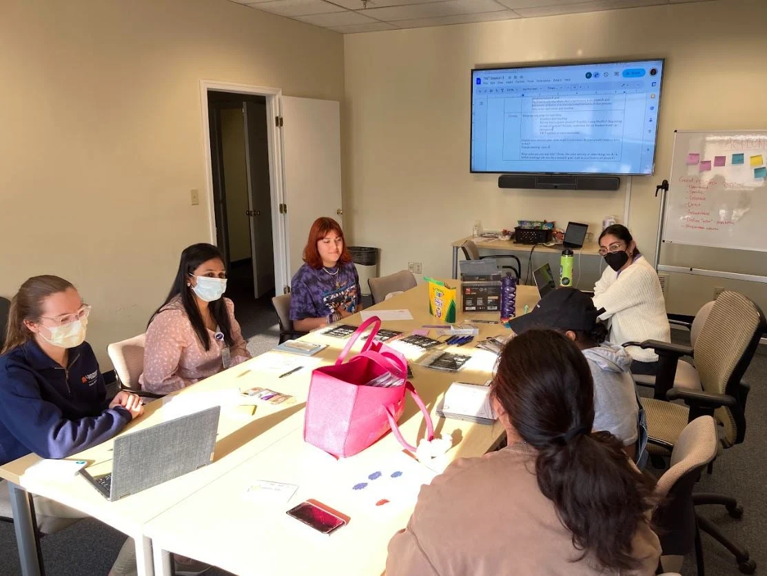 The Teen Wellness Team at work.