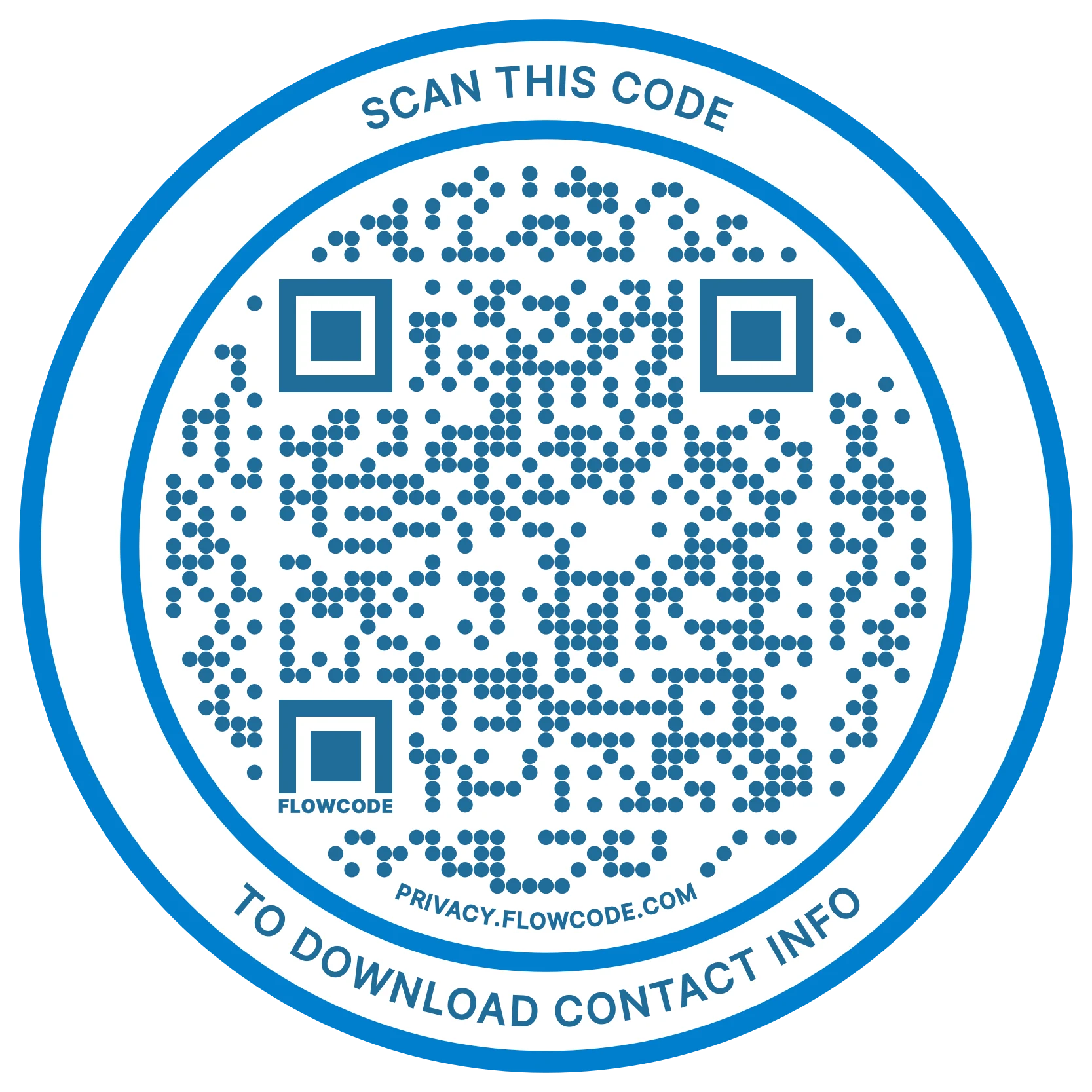 QR code which opens the toll free number to poison control when scanned.