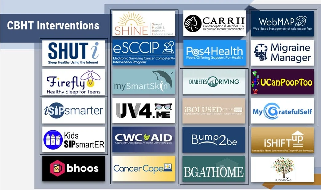 Logos for various CBHT Studies