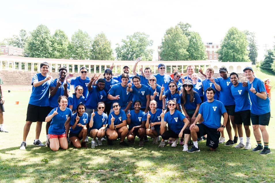 UVA School of Medicine, new MD students taking part in Field Day activities