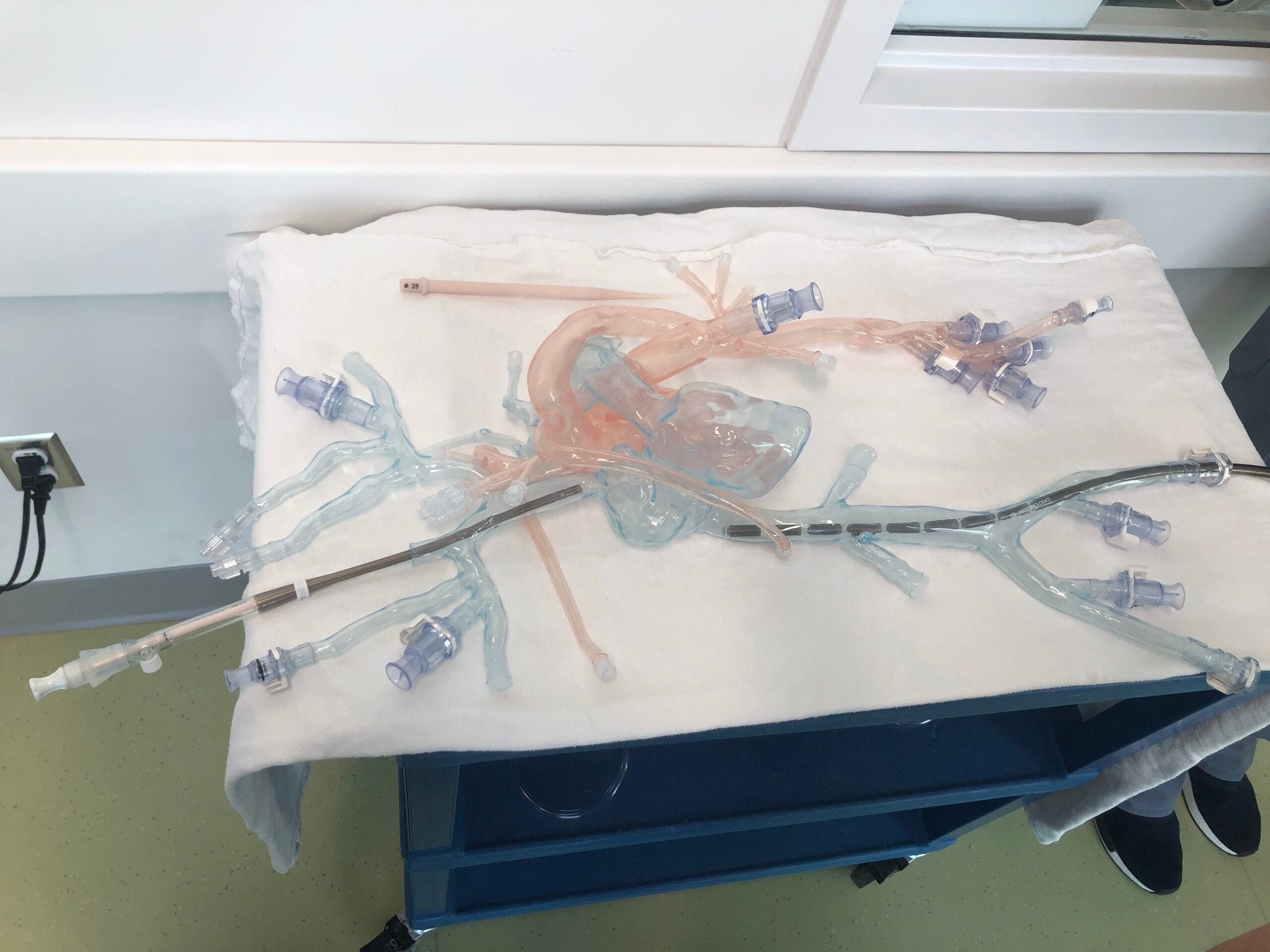 sample ECMO setup