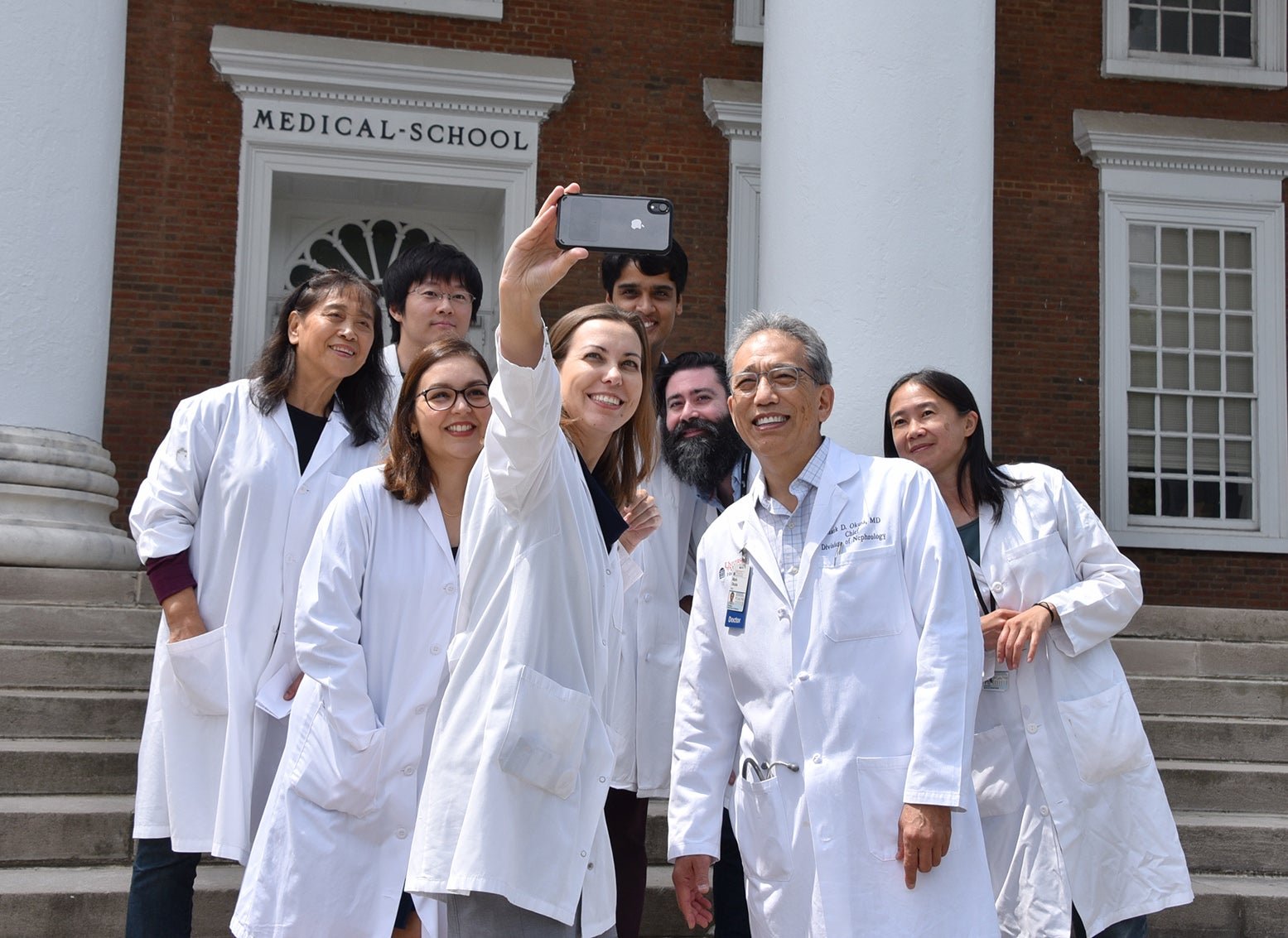 group photo of lab members