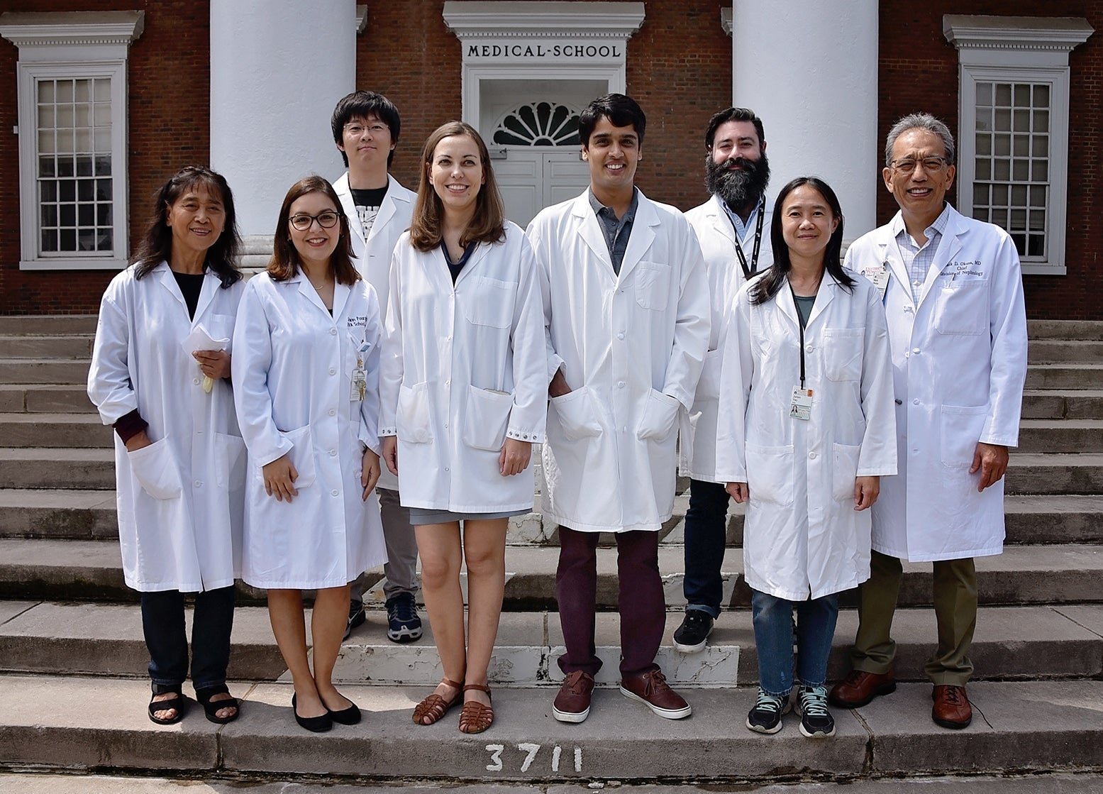 group photo of lab members