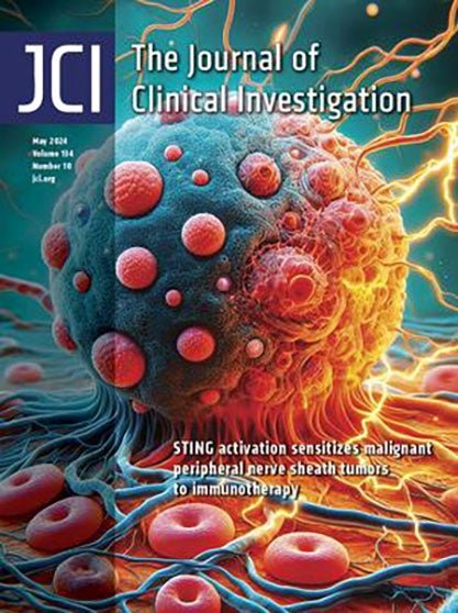 Cover of JCI - 2024, Volume 134, Issue 10, Somatilaka et al. manuscript