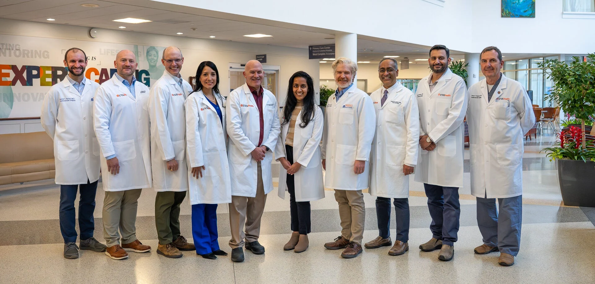 cardiology and radiology faculty members of UVA's cardiothoracic imaging fellowship