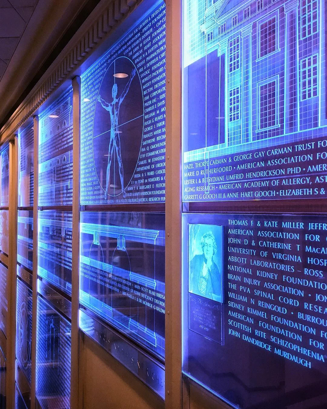 Inside of Pinn Hall at the UVA School of Medicine