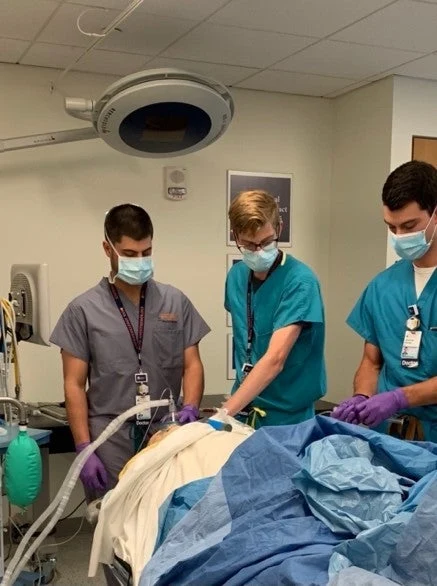University of Virginia Anesthesia faculty teach the month long Anesthesia Foundations course.