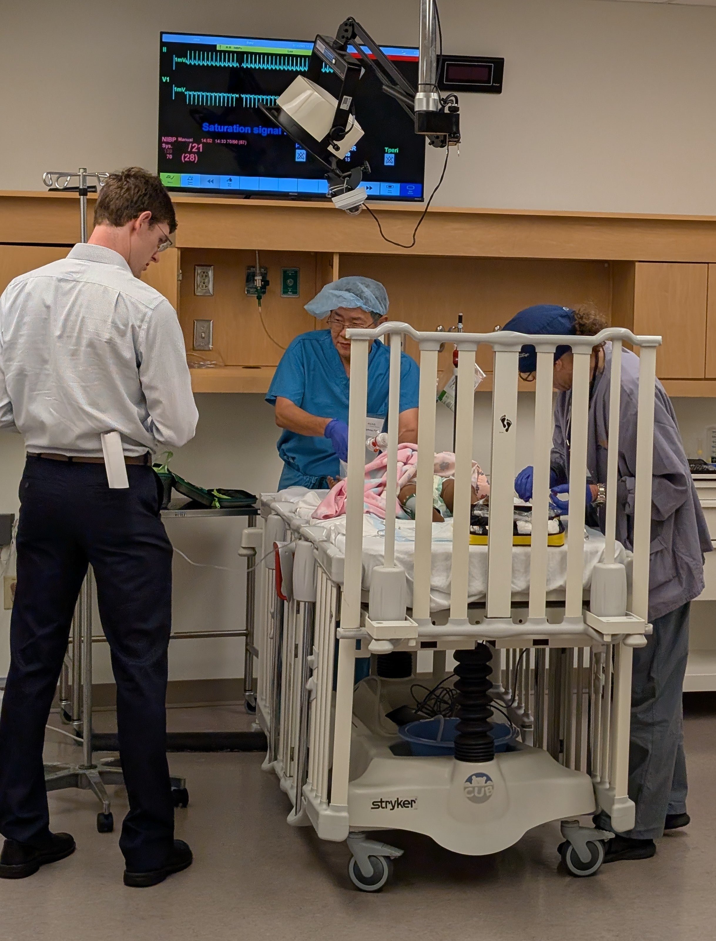 MOCA pediatric simulation case