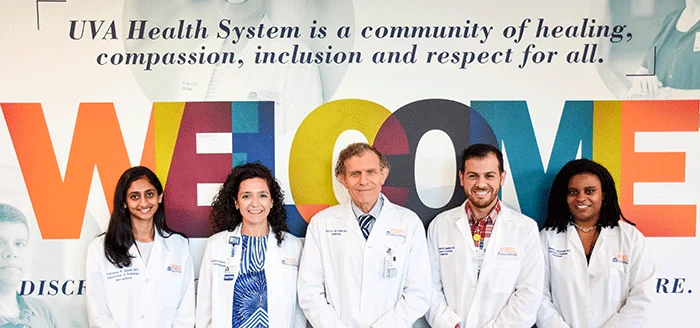 Eduard de Lange and other members of UVA Radiology