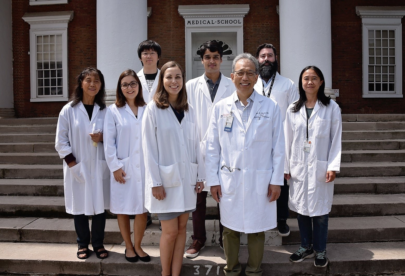 group photo of lab members