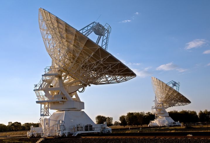 two compact array radio telescopes